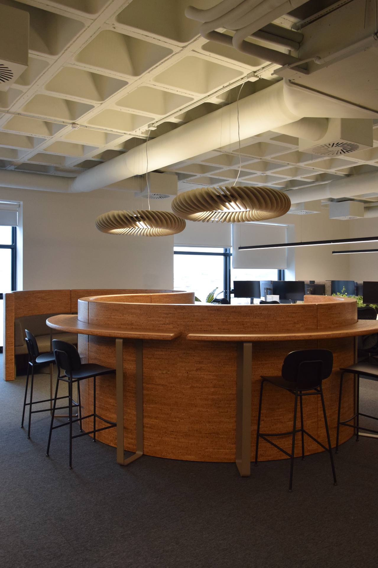 Custom cork interior project